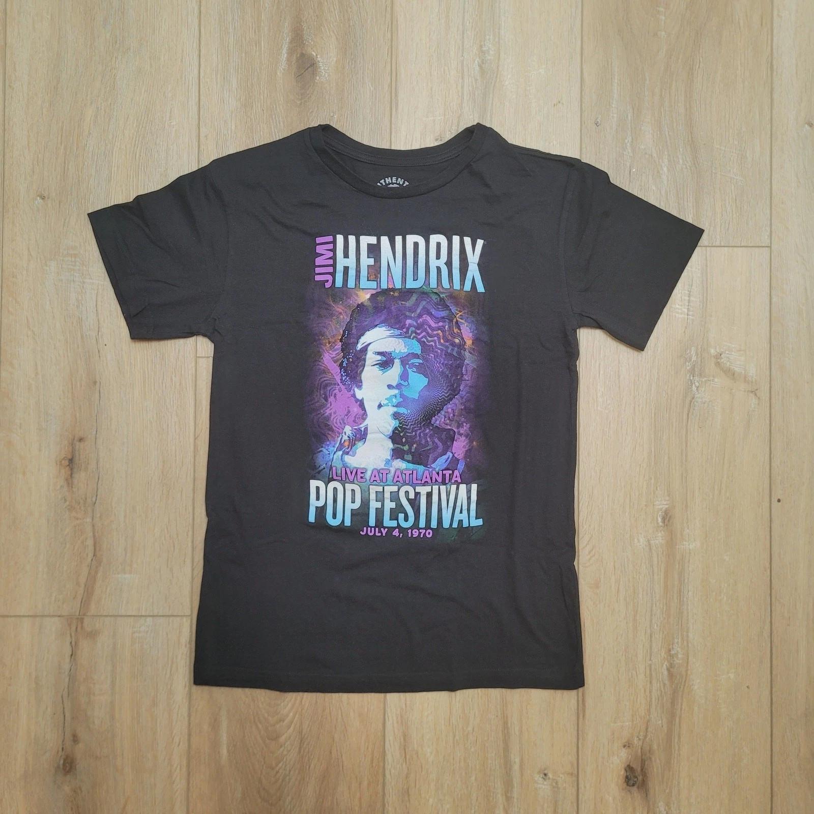 Jimi Hendrix T-Shirt Mens S (Tagged XL Fits Small) Atlanta Pop Festival 1970s XL