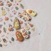Tomoni Ballet Crane Embossed Nail Stickers - Hot-Selling Embroidery Nail Art Décor