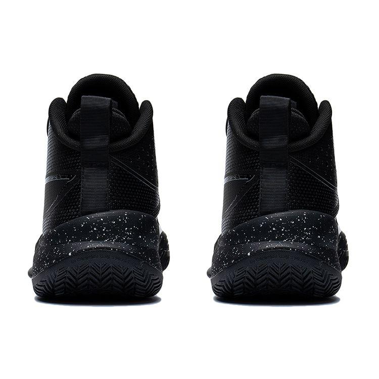 Li-Ning Ultra Light Series Shock Absorption Non-Slip Mid-Top Basketball Shoes Men Sneakers Black ABAS027-11
