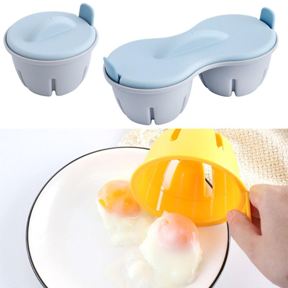 Food Grades Plastic Egg Steamer Kitchen Cooking Mold Egg Fryer Steamed Egg Box Kitchen Gadgets