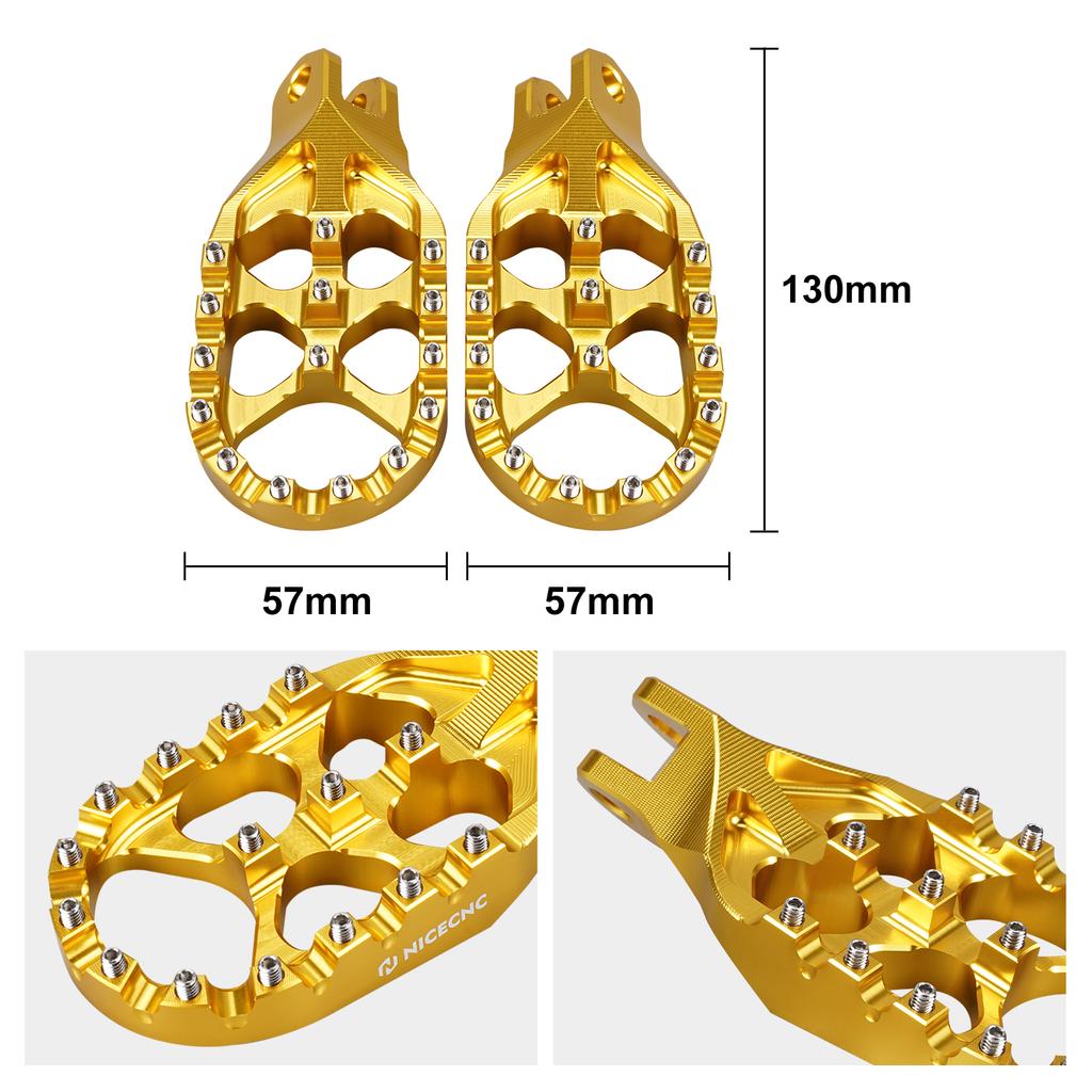 For Suzuki DR-Z400S 2000-2024 DR-Z400SM 2005-2024 DRZ400 S SM Enlarged Foot Pegs Footrest & Folding Brake Pedal Extension Plate