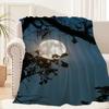 Internet Famous M Moon  Starry Night Blanket For Soft Throw Blanket for Picnic Bed Sofa Home Bedroom Cozy Warm Comfortable