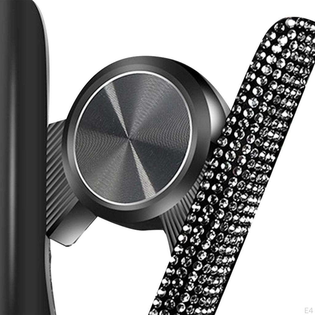 Auto Air Vent Telefon Halter Einstellbar Flexible Freisprecheinrichtung Zubehör Dekoration Glitter