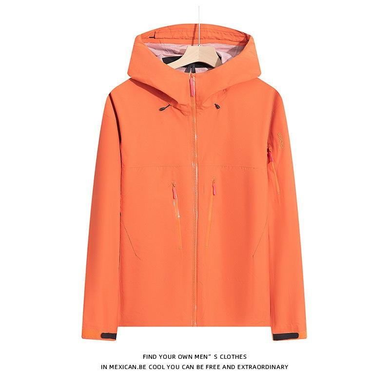 

Осенняя водонепроницаемая куртка, Куртка, Мужская однотонная куртка с капюшоном 3XL