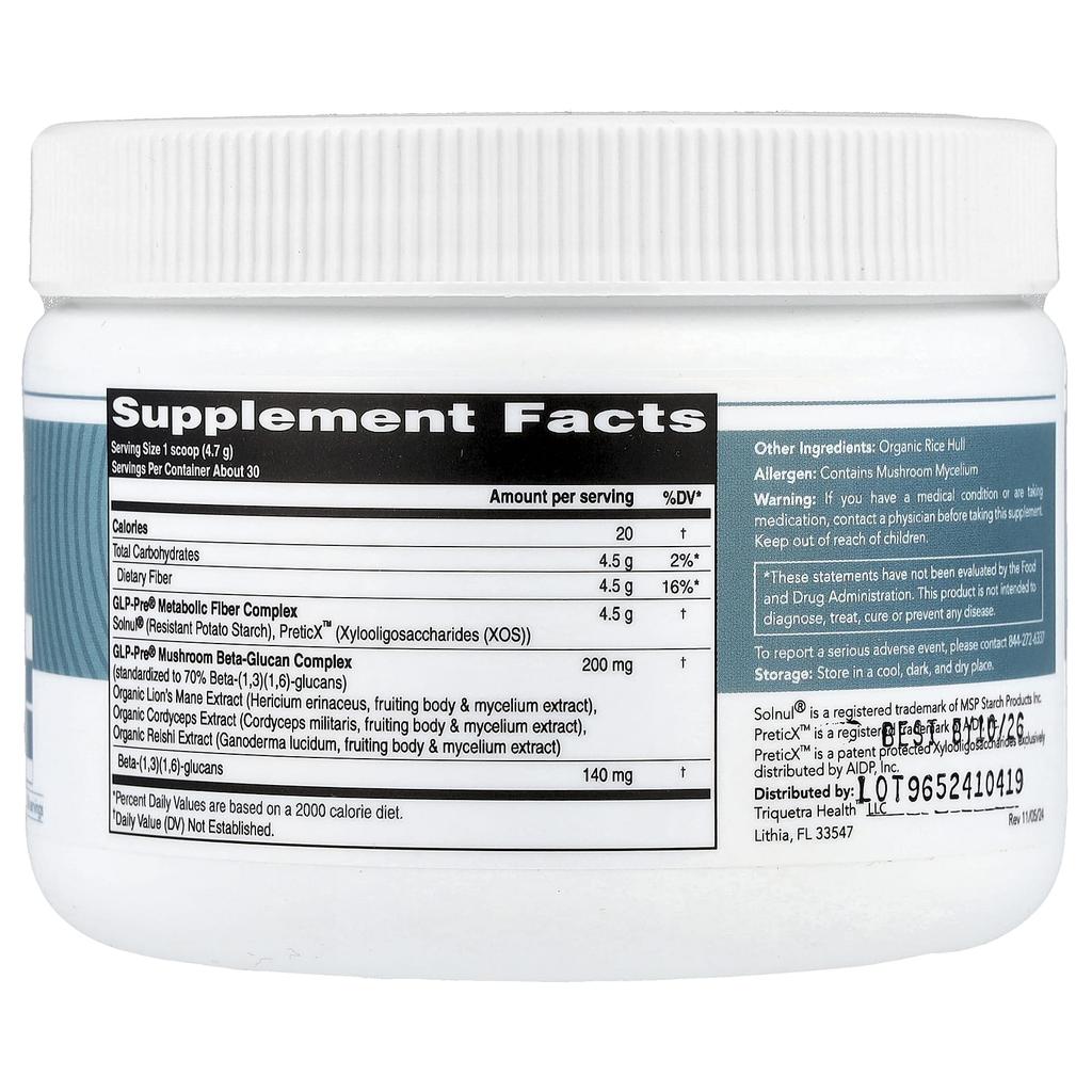 Triquetra Health, RX Therapeutic®, GLP-Pre® GLP-1 Präbiotischer Komplex, 5 oz (141 gr)