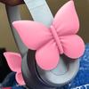 2Pcs Bowknot Decoration Headphone Accessories Cute 3D Printed Bowknot Coquettish Headphone Attachment Accessories Gift for Women