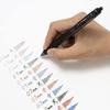 Pentel Ballpoint Pen Gel Ink EnerGel ES 0.5mm Black Barrel BLN125-A 10 pieces