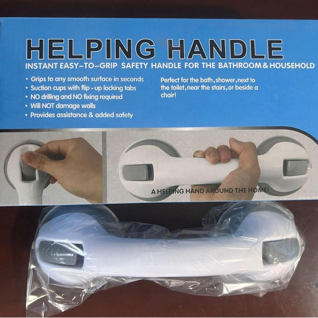 Non-Drill Suction Cup Bathroom Handrail for Kids & Elderly Safety