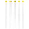 5 Pairs White Gold Chopsticks Set Healthy Korean Sushi Sticks Chopsticks Reusable Non-slip Chopsticks For Party Hotel Restaurant