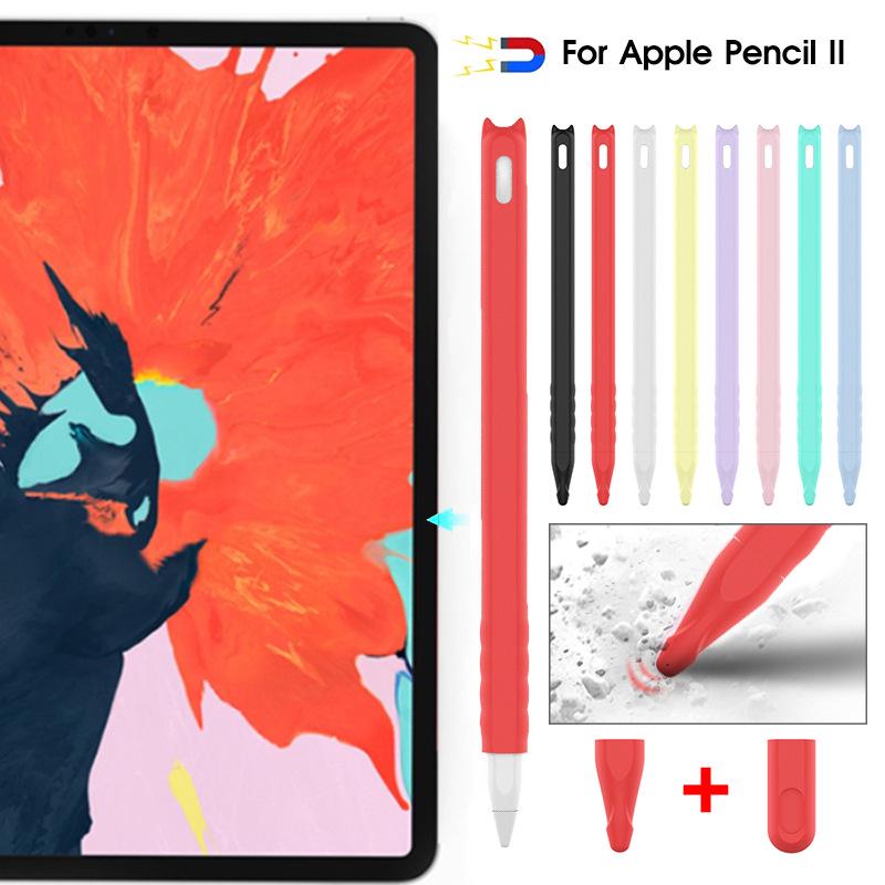 Silicone Cartoon Pencil Sleeve for 2nd Gen Apple Pencil – iPad Pen Protector