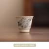 1 Pc Chinese Hand-painted Flowers Ceramic Tea Cup Vintage Master Cup Tea Bowl Handmade Porcelain Teacup Tea Set Accessories