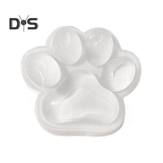 Clear Cat Paw Squeeze Toy Anxiety Stress Relief Large Kitten Paw Pinch Sensory Toy Kids Teens Adults Soft Stress Ball Pet Paw Fidget Toy