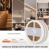 0,5-10m COB WS2811 LED-Lichtleiste DC24V 360 LEDs Adressierbar Fließeffekt Flexibel 3000K/4000K/6000K für Innenraum Heimdekoration