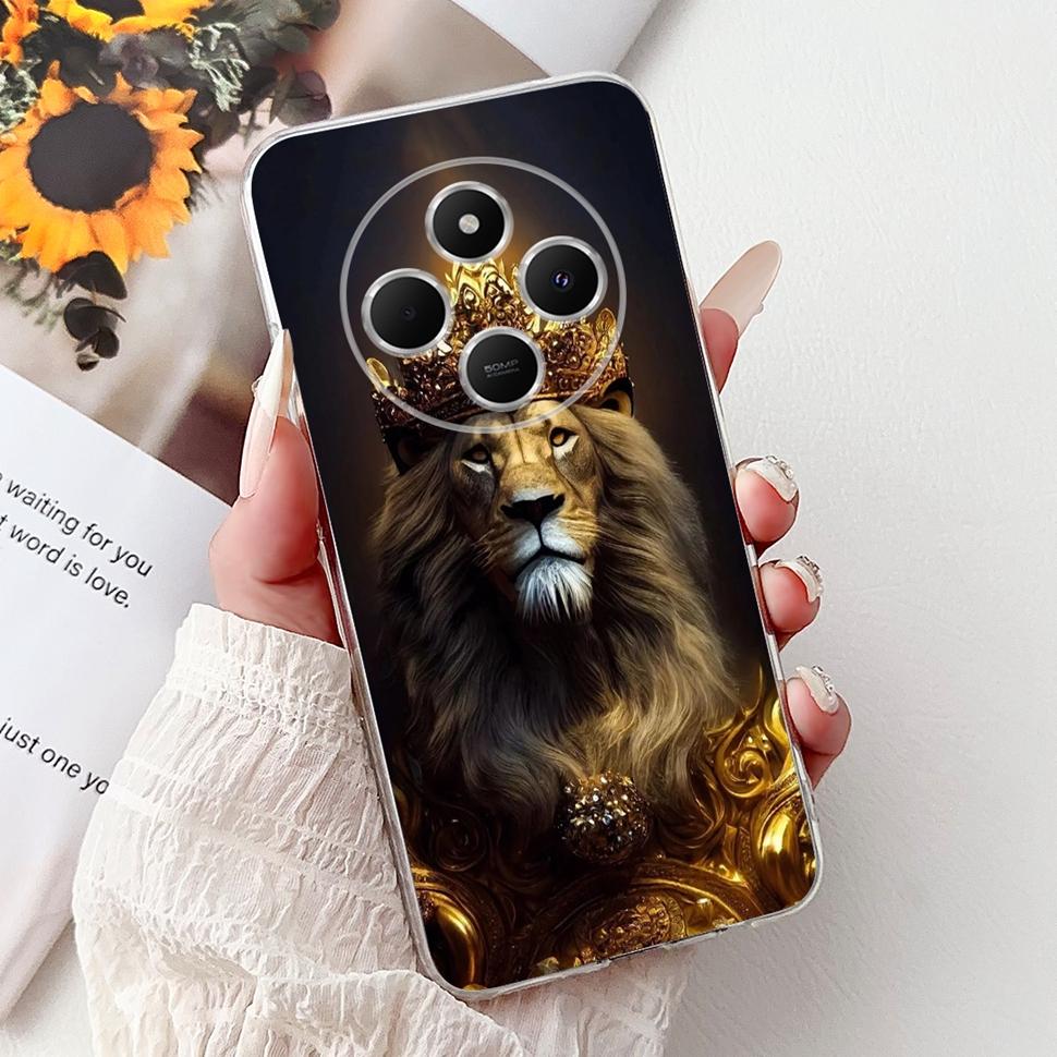 For Xiaomi Redmi 14C Casing Fashion Heart Cat Cover 6.88" Soft TPU Phone Protective Shell For Xiaomi Redmi 14R 14C Cases Coque