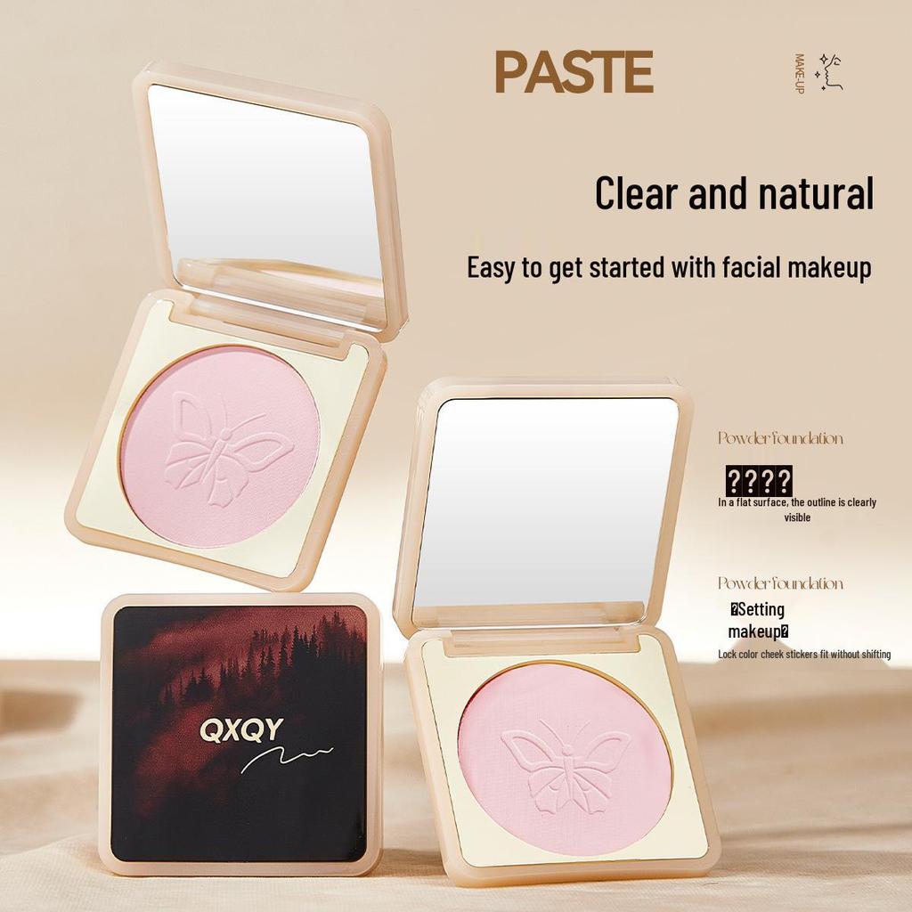 QXQY Radiant Matte Highlight & Contour Powder - Long-lasting, Oil-Control, Brightening Foundation for Touch-ups, Tear Troughs, and More
