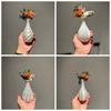 3D Printed Mini Flower Vases Simple Spiral Vase Pencil Holder Decorative Vase  Indoor Use