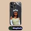 Normani Kordei Glass MagSafe Mobile Phone Case for iPhone 17 16 15 14 13 12 11 Air Pro Max Plus Mini Colorful Cover