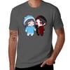 Fanart Yamatonokami Yasusada And Kashuu Kiyomitsu Chibi Tshirt Work Wear Simple Tee Shirt