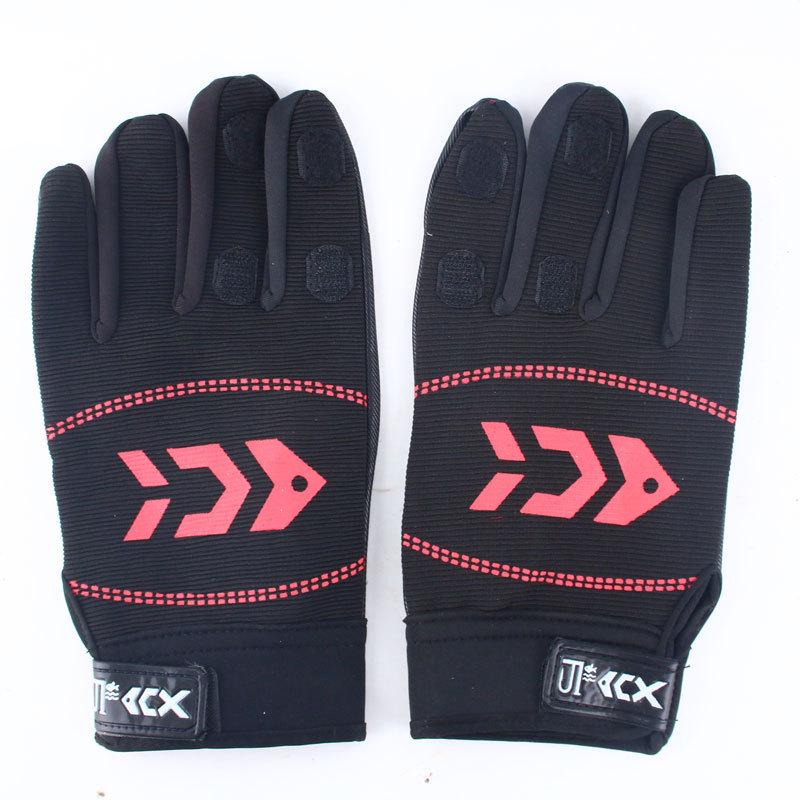 Velvet-Lined Non-Slip Winter Fishing Gloves - Unisex