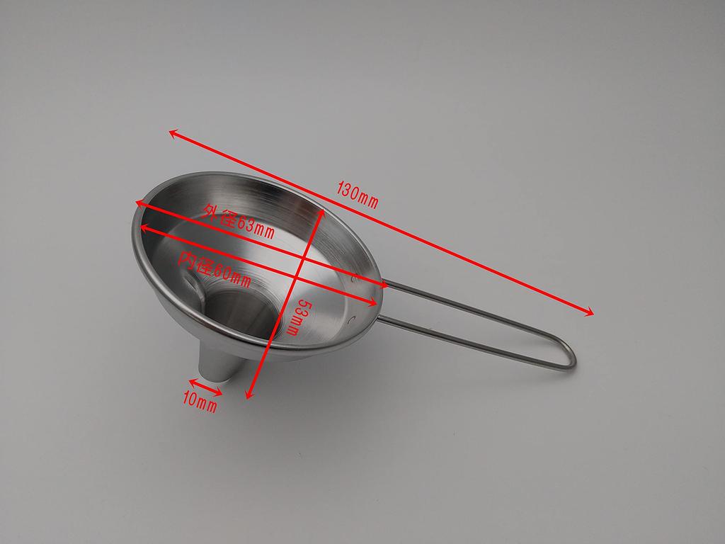 Okabe Tableware Manufacturing To Stainless Steel Funnel with Co. (TE TE) 18-8 Handle, 6.2cm