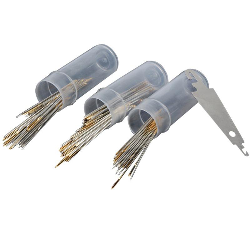 

Иглы для вышивки крестом с золотым хвостом, тупые иглы для вышивки крестом, инструменты для вышивки крестом, 30 шт.