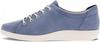 ECCO Soft 2.0 Sneakers, Women's, Size 22.5, Sax Blue