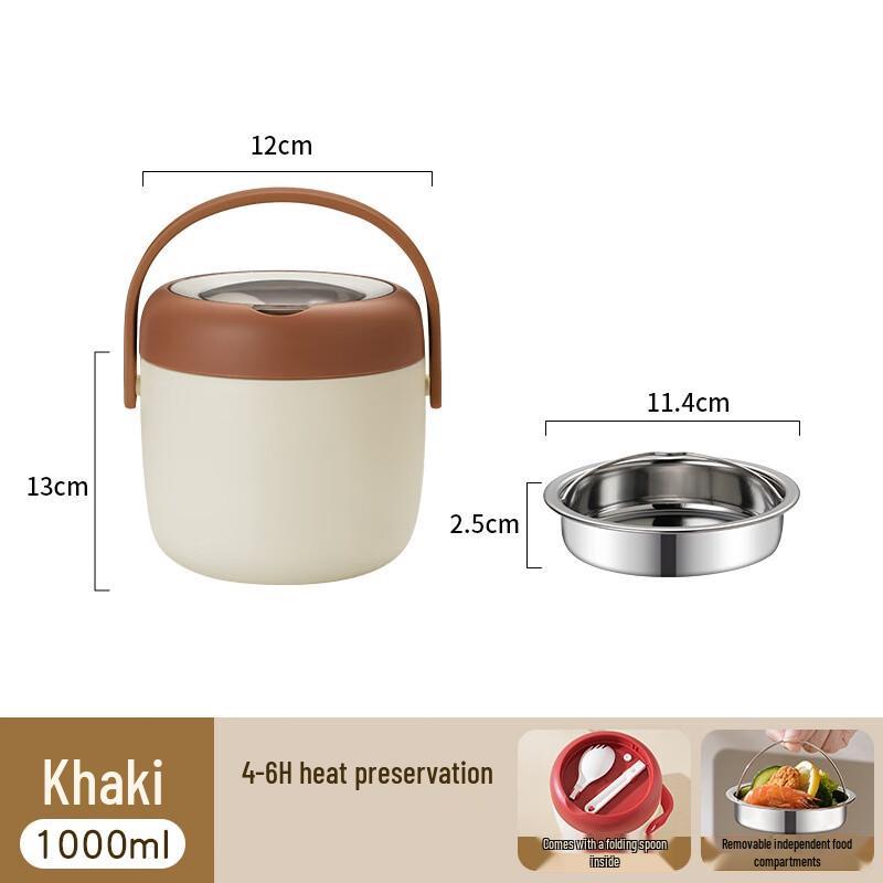 Bai Chun Bao Double-Layer Insulated Lunch Box