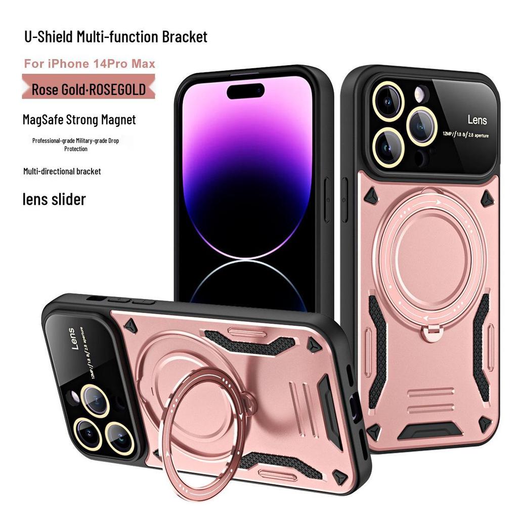 iPhone 17 Pro Max Drop-Proof Magnetic Case, Compatible with Cross-Border Use