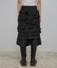 Peulleeoeob Faye Frill Midi Skirt (Fl-246_Black)
