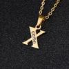 26-Letter Korean Style English Alphabet Pendant Necklace for Women and Besties