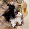 White Goat Cartoon Plush Keychain – Sheep Doll Pendant for Birthdays and Decor