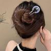 Pearl  U Shape Hair Stick Retro Blue And White Porcelain U-Shaped Hanfu Hairpin Hair Accessories