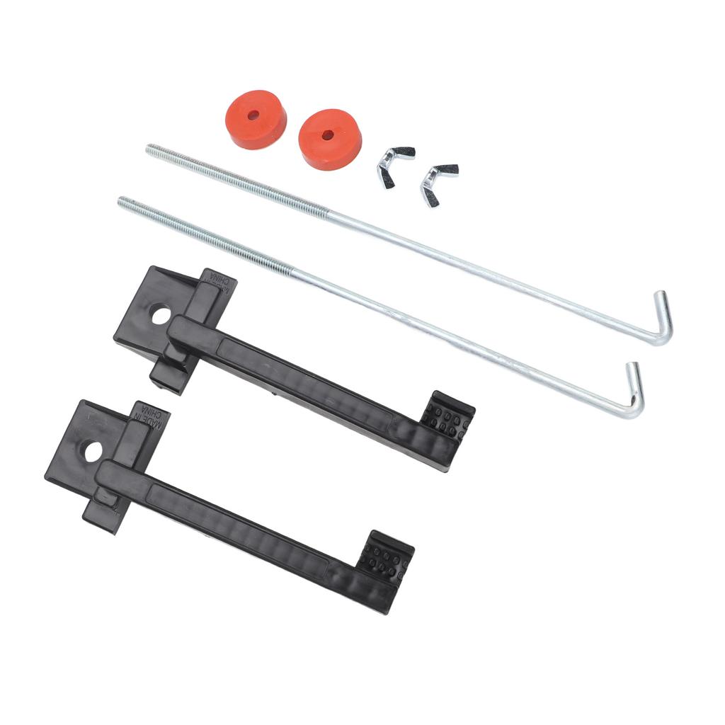 Battery Hold Down Kit with 10in J Boits Metal Stable Fixation Battery Tie Down Bracket for Most Car Battery