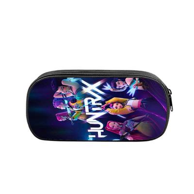 Huntrix Kpop Student Print Pencil Bag Kpop Witch Hunting Girl Group Student Storage Stationery Bag Pencil Bag CLE
