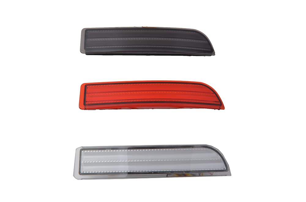 

Estima 50 Series LED Reflector Small Brake Movement Left and Right Set Rear Fiber Toyota Custom Parts (Clear) Width 160mm x Height 32mm