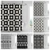 Home Decoration Shower Curtains Bathroom Waterproof Curtain Fabric Living Room Modern Nordic Modern Geometric Pattern Simple
