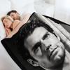 Henry Cavill B&W Throw Blanket Weighted Winter beds Luxury St Hairys Blankets