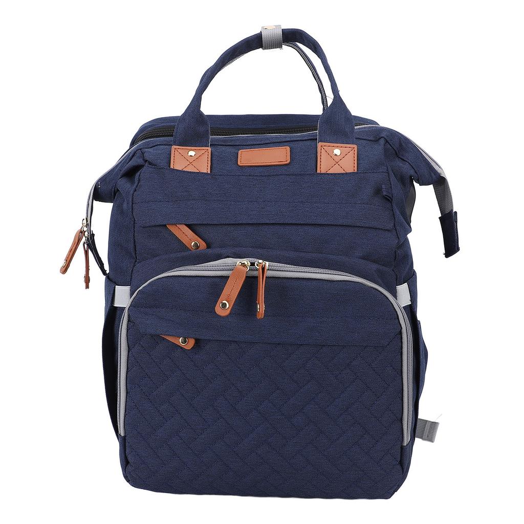 Diaper Bag Foldable Multifunctional Baby Diaper Backpack with USB Charging Port for Travel