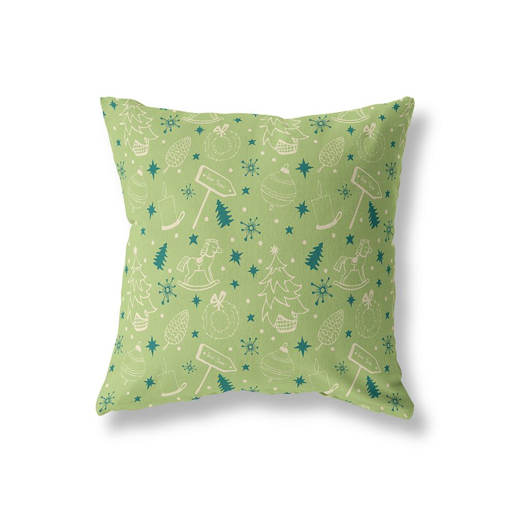 Christmas Simple Printed Polyester Pillowcase Home Decor Cushion Cover Bedroom Living Room Sofa Car Decor Pillowcase