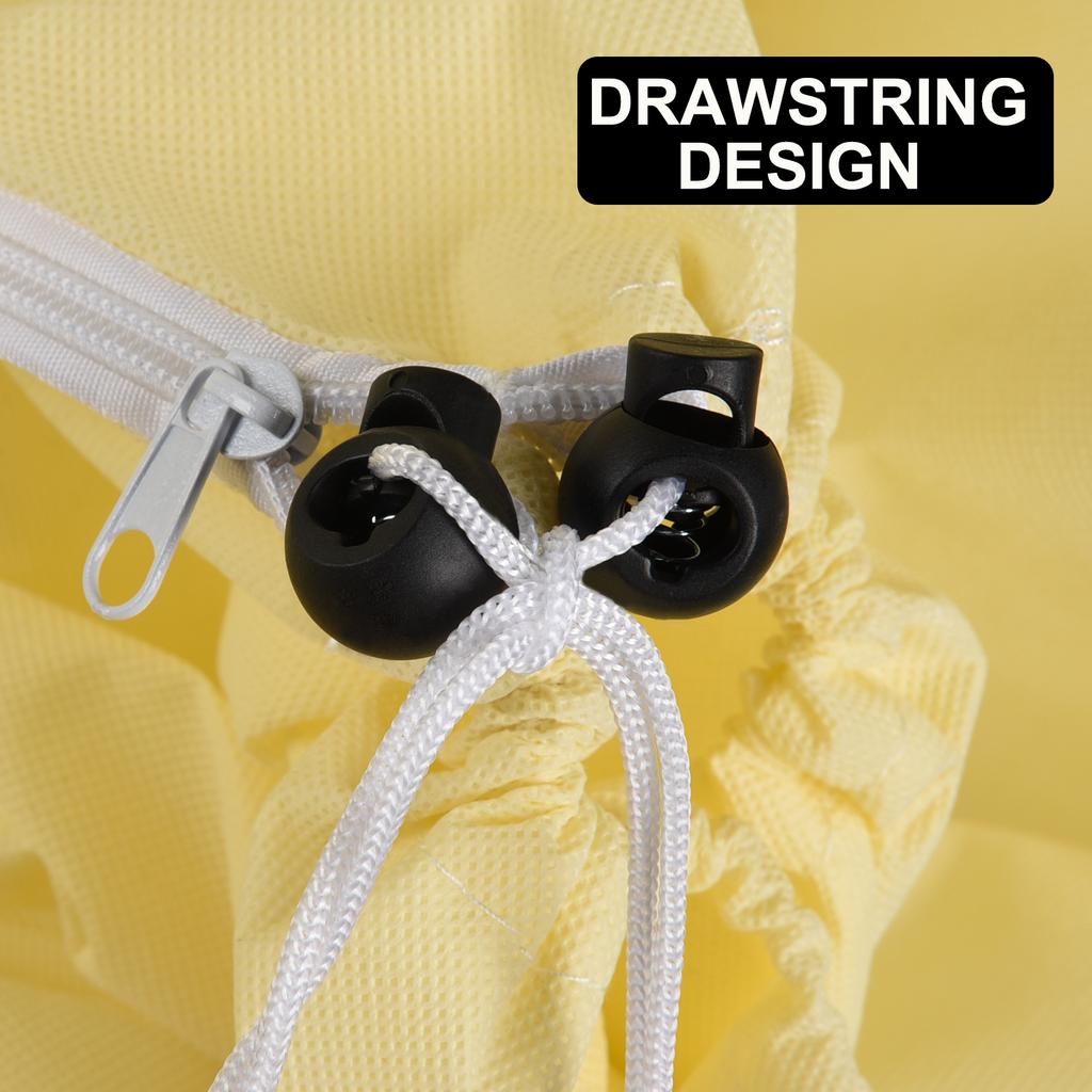 Freeze Protection Plant Cover Non Woven Fabric Plant Protection Cover Bag with Drawstring for Outdoor Winter Frost Cold