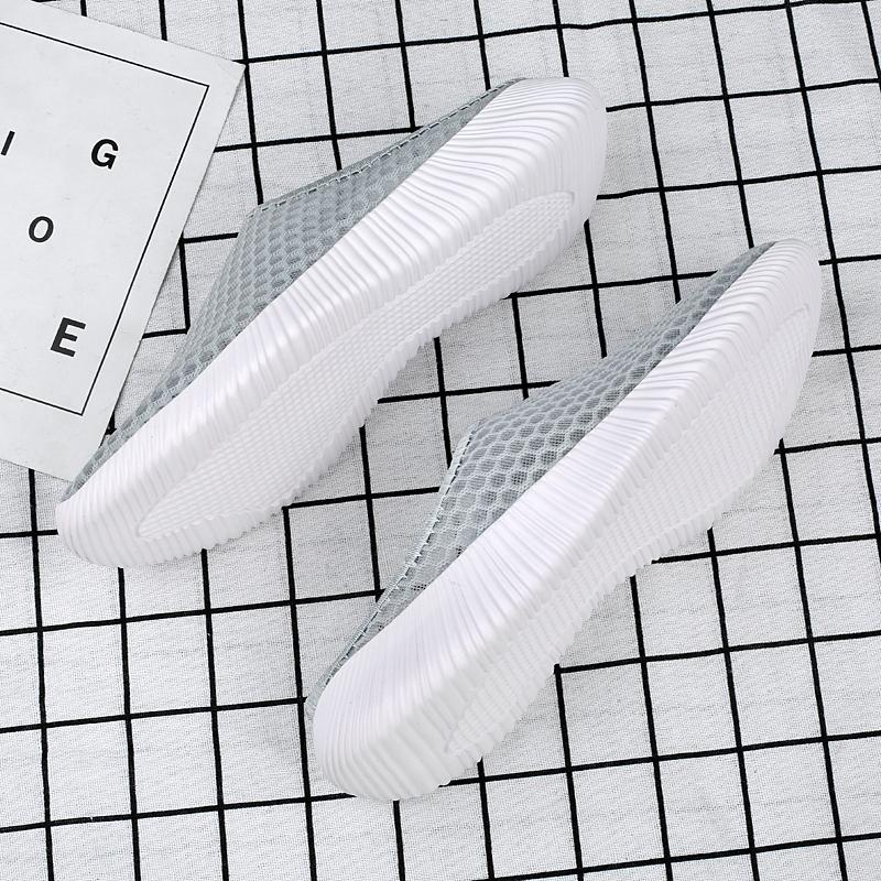 Summer Women's Shoes Half Slippers Slides Mesh Shoes Unisex Women Indoor Outdoor Fashion Lightweight Breathable Tennis