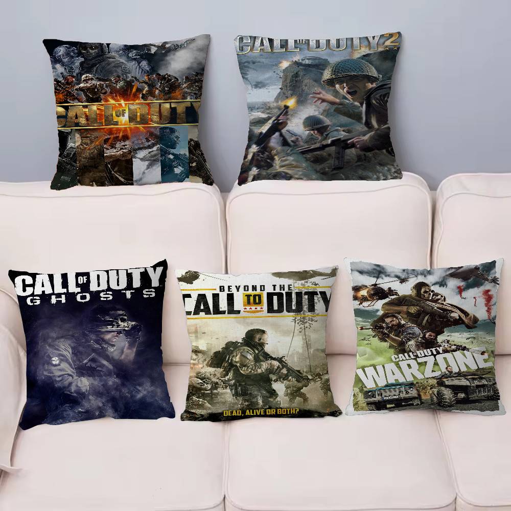 C-Call of Duty Pillowcase toon Gift Cushion Cover Bedroom Home Sofa Chair Seat Decor pillow case