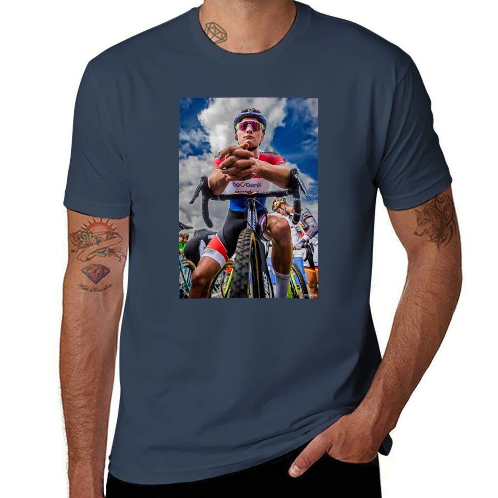 Mathieu Van Der Poel Tshirt Regular Fit Plain Tee Shirt S