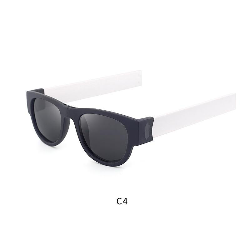 Nowy opaska na nadgarstek zatrzask lusterko jazda na rowerze nadgarstek europejski i amerykański składane okulary przeciwsłoneczne okulary spersonalizowane okulary zatrzask pierścień