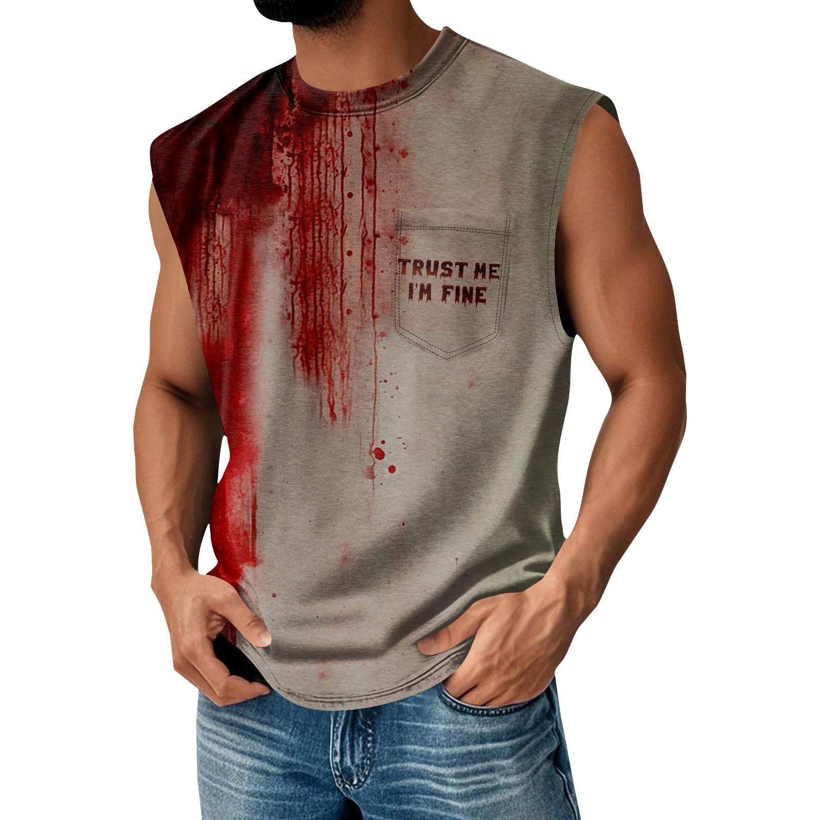 

Мужской летний однотонный спортивный жилет с карманами, мужской спортивный повседневный жилет XXL