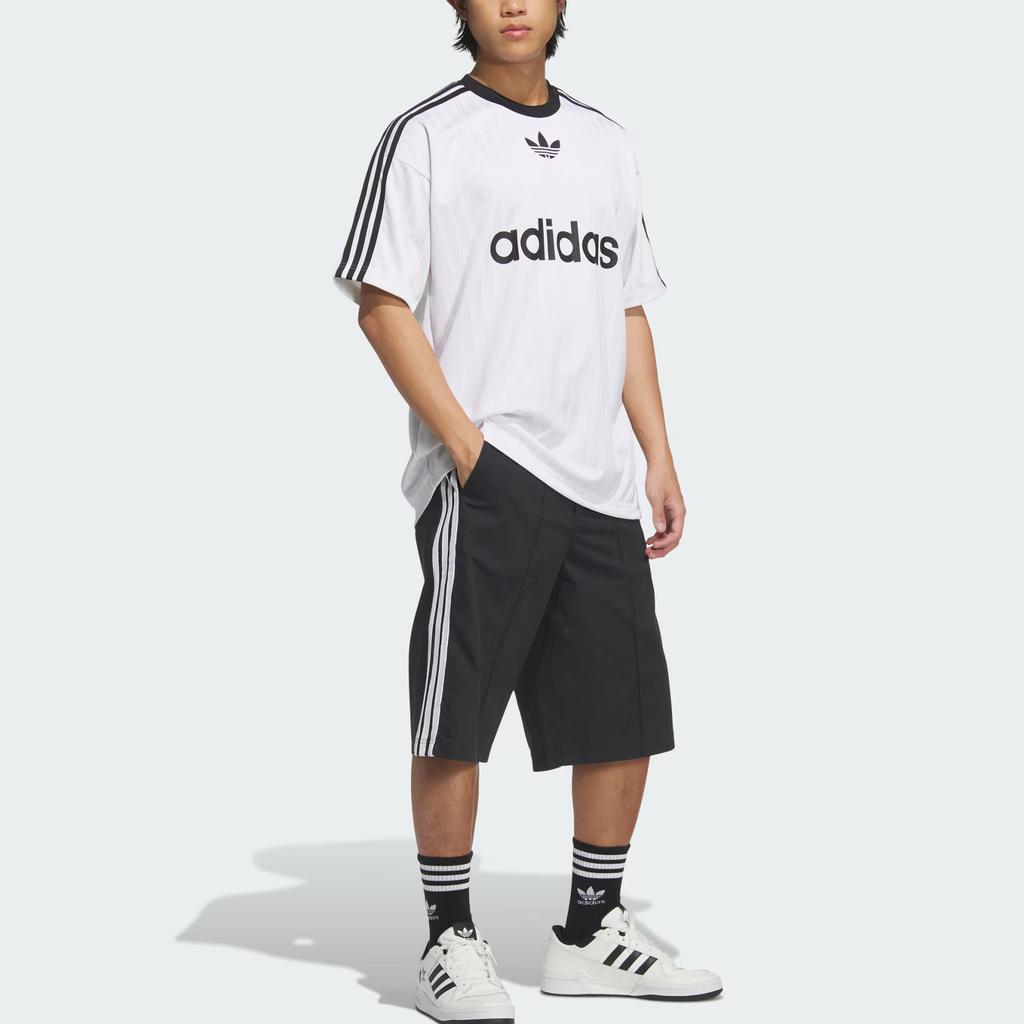 Adidas Originals Bermuda Ss25 Shorts Classic Stripes Loose Fit Sports Shorts Men Shorts KB5429