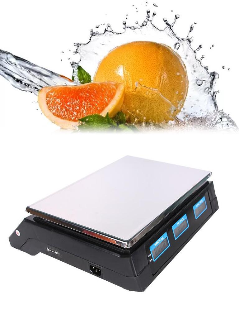 40kg Watermelon Color Box Electronic Fruit Price Computing Bench Scale