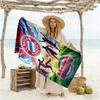 Bayern Munich Soccer Jersey Customized Name Beach Towel Super Soft & Absorbent Suitable for Swimming Gym Camping Yoga Vacation