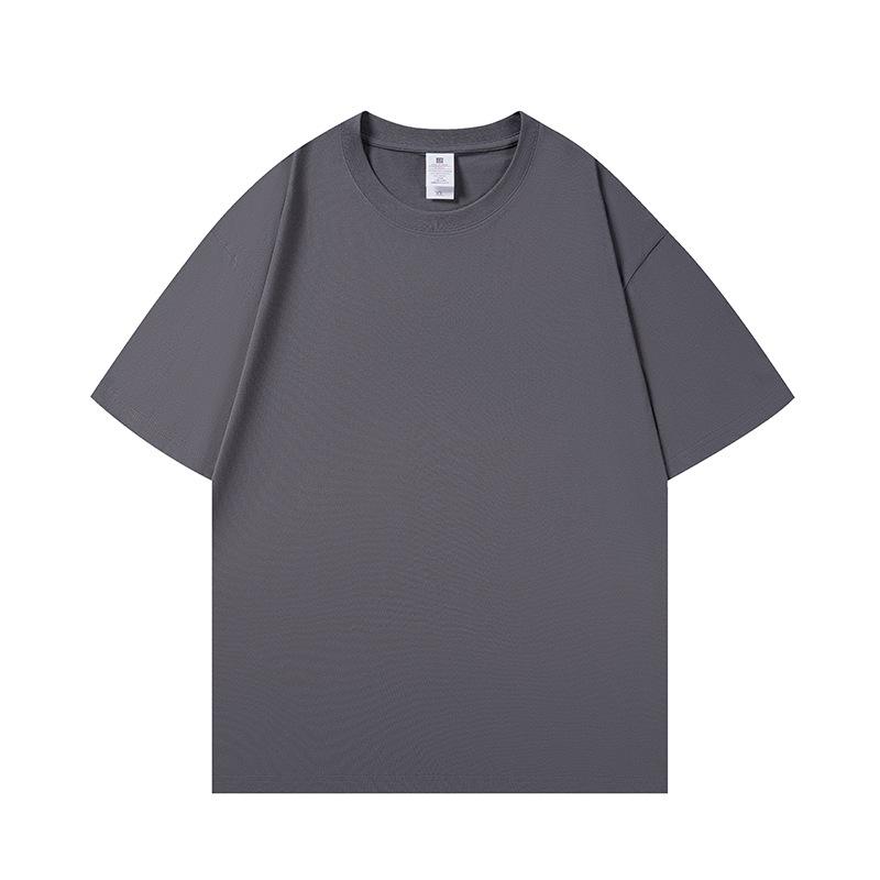 GMXIA Women's Fashion Casual Summer Solid Color Print Short Sleeve O-Neck Blouses & Shirts