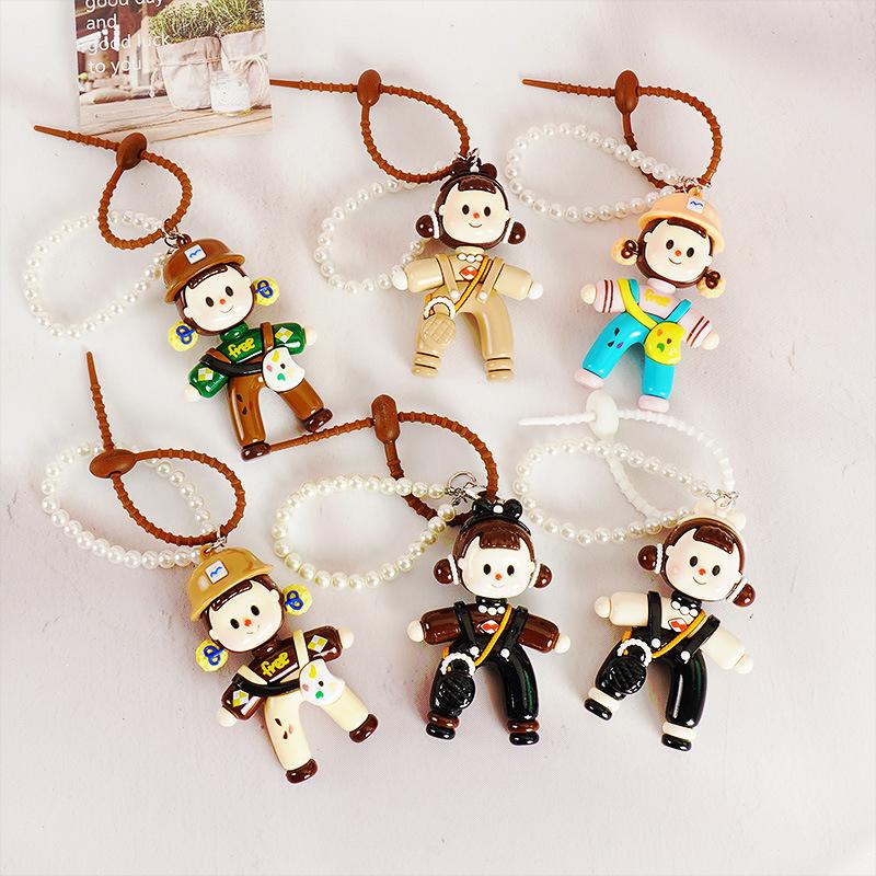 Splits Girl Duomei Pendant Car Pendant Bag Pendant High-Grade Keychain Cute Creative Gift Bag Pendant